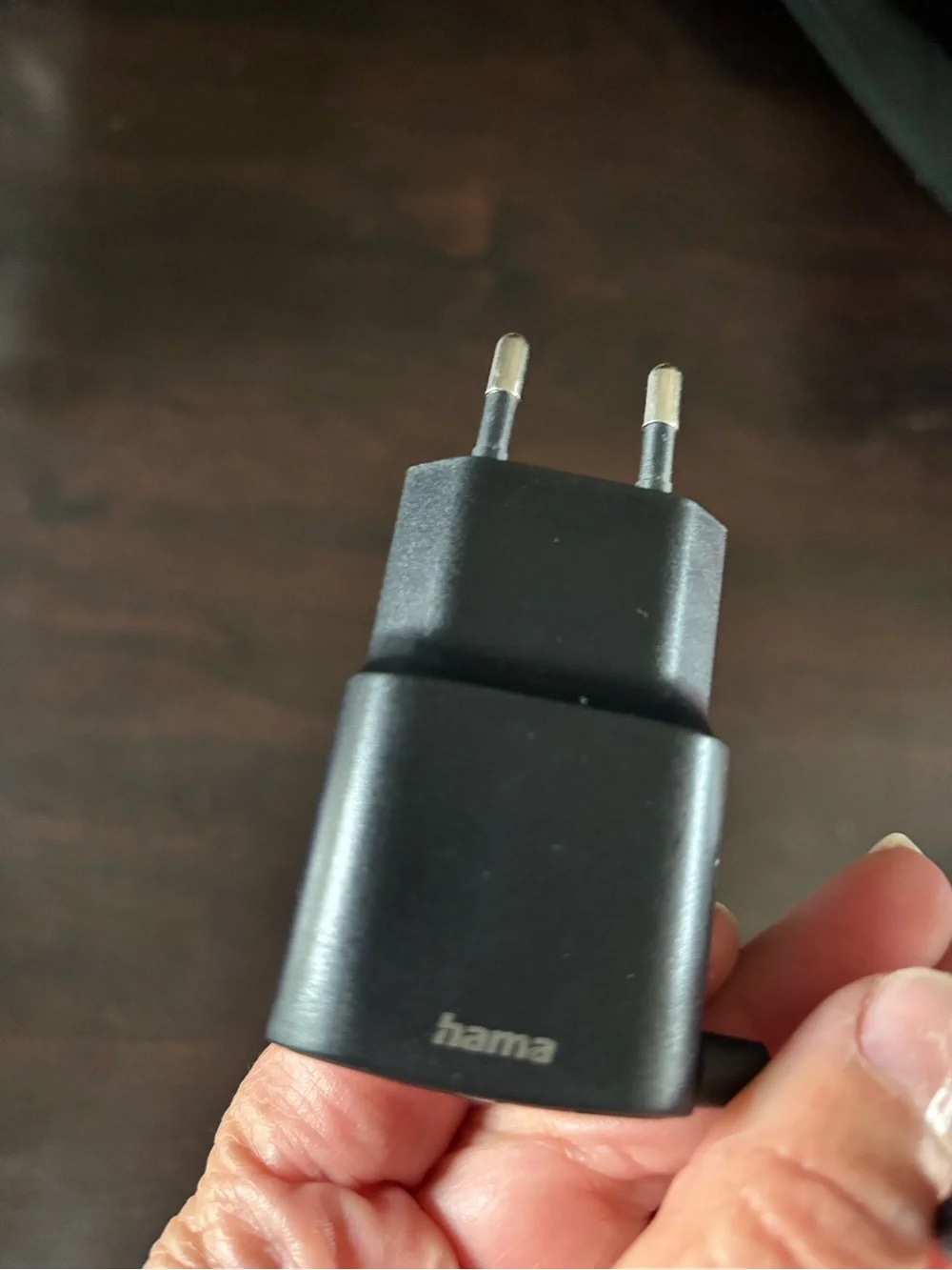 Hama Black USB Charger with Cable European